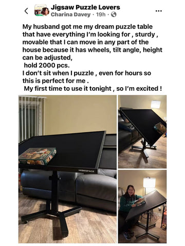The Global Puzzle Lovers’ Obsession: Why This HEBESPACE Puzzle Table Made Her the “Happiest Puzzler”