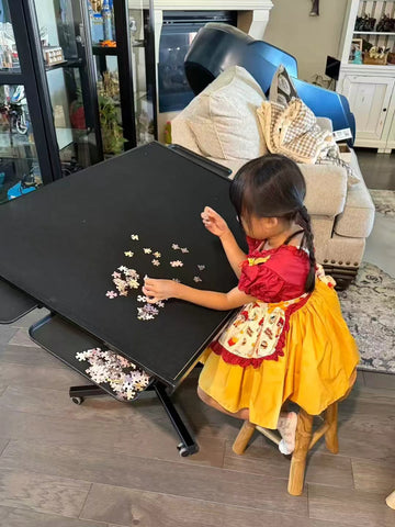 How a Puzzle Table Turned Our Chaotic Family Nights Into Cozy Bonding Time