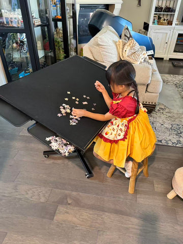How a Puzzle Table Turned Our Chaotic Family Nights Into Cozy Bonding Time