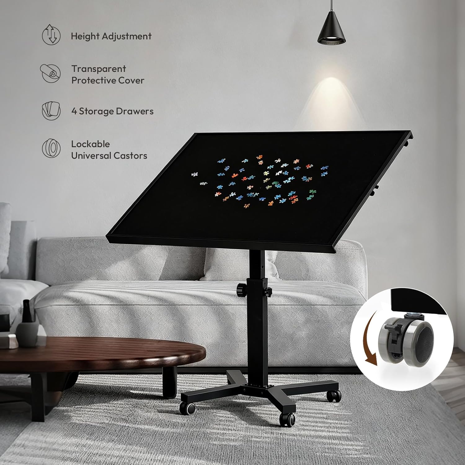 HEBESPACE Metal Puzzle Table: A Deep Dive into Core Details