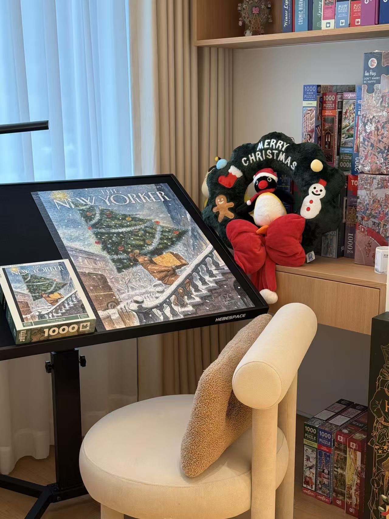 5 Puzzler Problems Solved by the HEBESPACE Adjustable Puzzle Table