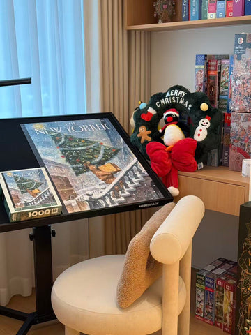 5 Puzzler Problems Solved by the HEBESPACE Adjustable Puzzle Table