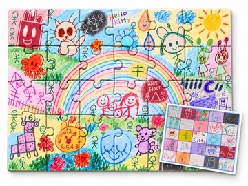 HEBESPACE Custom Kids’ Artwork Puzzle